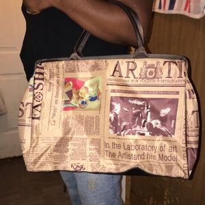 Vintage decor art bag